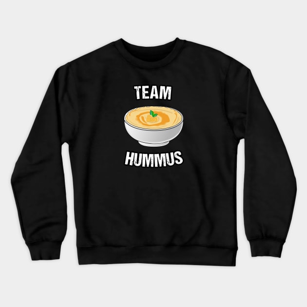 Hummus for vegans and animal rights activists Crewneck Sweatshirt by MGO Design